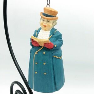 Dickens Caroler Bell Mr Ashbourne 1990 Hallmark Ornament